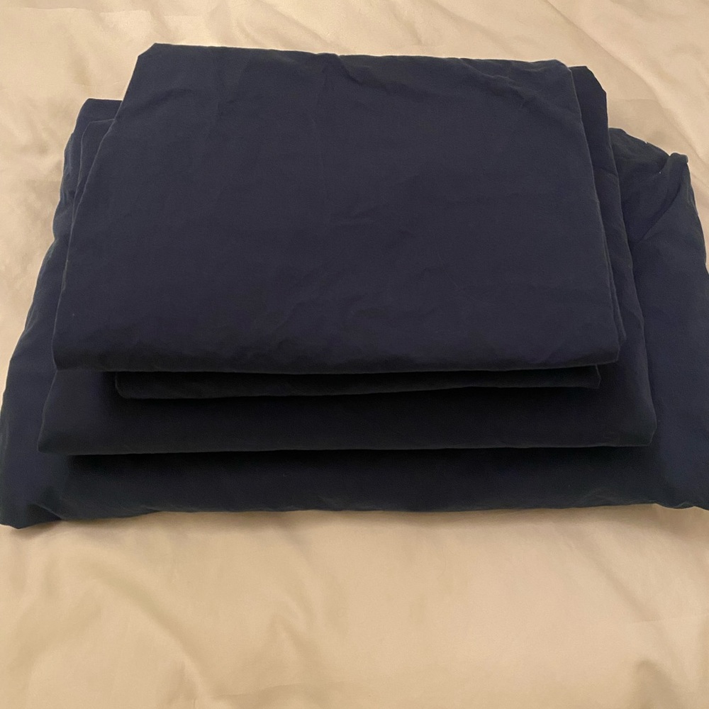 Pottery Barn Kids Full Sheets (Navy)